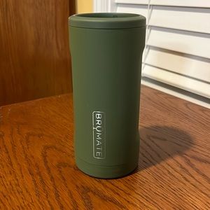 BruMate Olive Drab (OD) Green Slim Can Cooler, Matte finish